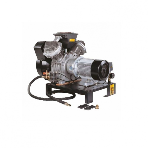 Поршневой двухступенчатый компрессор Atlas Copco LT2-20SE (1 ph) DOL (на раме без кожуха) - Atlas Copco Компрессор