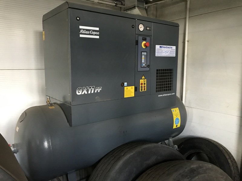 Винтовая компрессорная станция «Atlas Copco» GX11FF